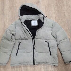 Primark Men's Gray Puffer Jacket